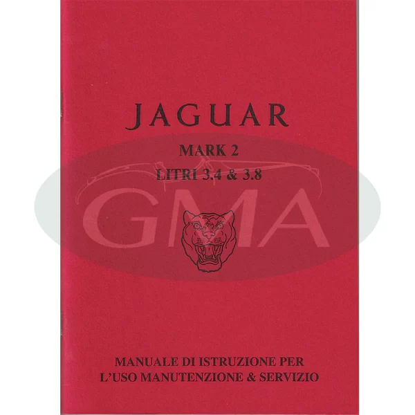manuale uso e manutenzione jaguar mk2