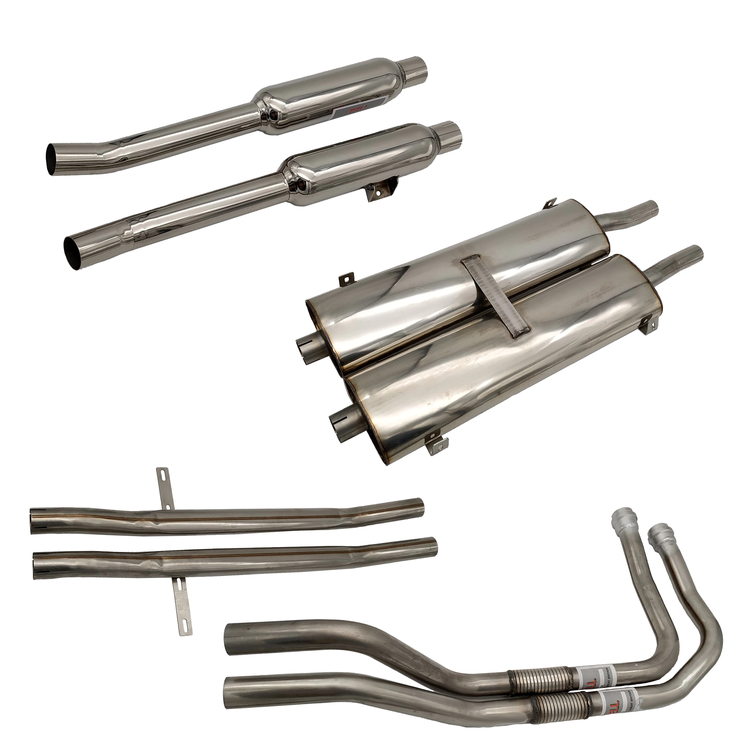 kit scarico inox jaguar e-type 4.2
