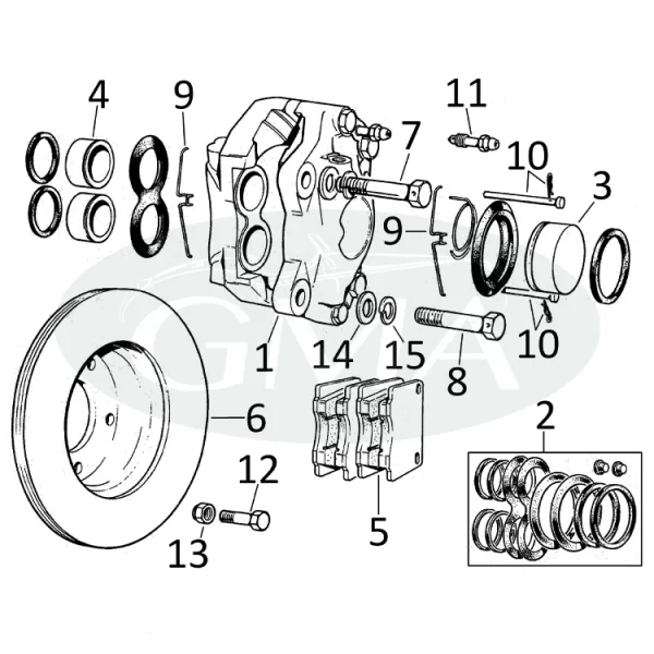 DADO DISCO FRENO E TYPE SERIE 2