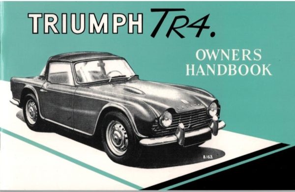 MANUALE USO E MANUTENZIONE TRIUMPH TR4