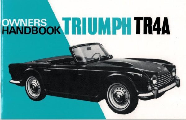 MANUALE USO E MANUTENZIONE TRIUMPH TR4A