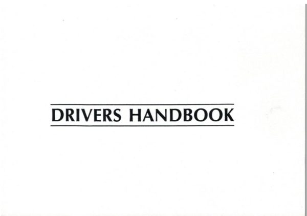 MANUALE USO E MANUTENZIONE XJ40 3.2-4.0 IN INGLESE