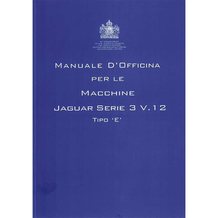 manuale officina jaguar etype v12