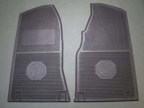 COPPIA TAPPETINI IN GOMMA MGB CON LOGO