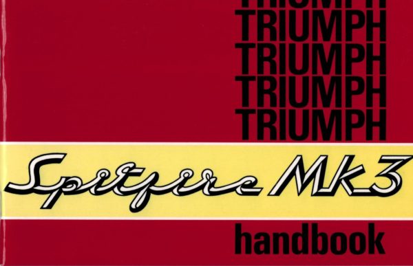 MANUALE USO E MANUTENZIONE TRIUMPH SPITFIRE MK3