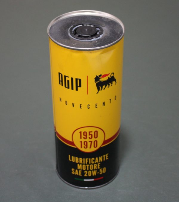 OLIO MOTORE AGIP 900 20W-50 X AUTO DAL 1950 AL 1970 LT 1