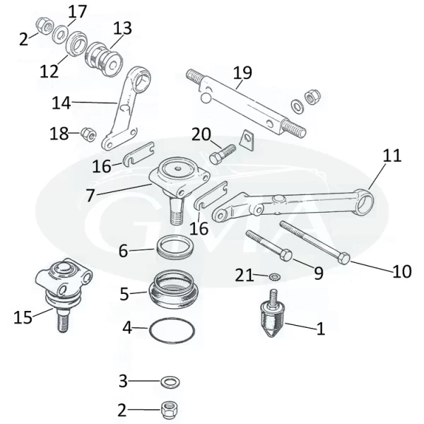catalogo sospensioni anteriori Jaguar XJ6 e XJ12 4