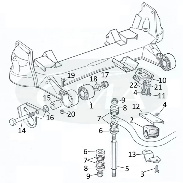 catalogo sospensioni anteriori Jaguar XJ6 e XJ12 5