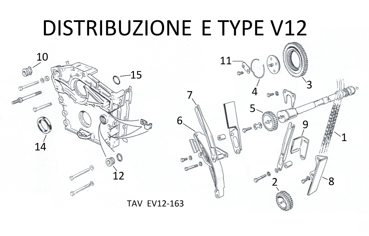 TAPPO IN GOMMA PER FORO REGISTRO CATENA E TYPE V12