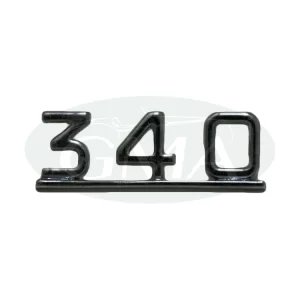 scritta cromata 340