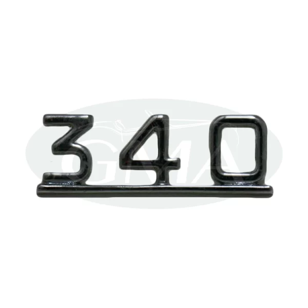 scritta cromata 340