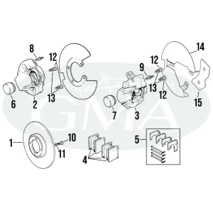 freni anteriori triumph spitfire