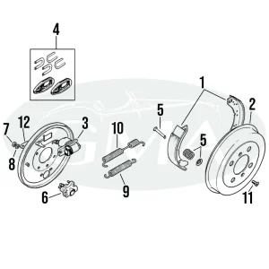 freni posteriori triumph spitfire