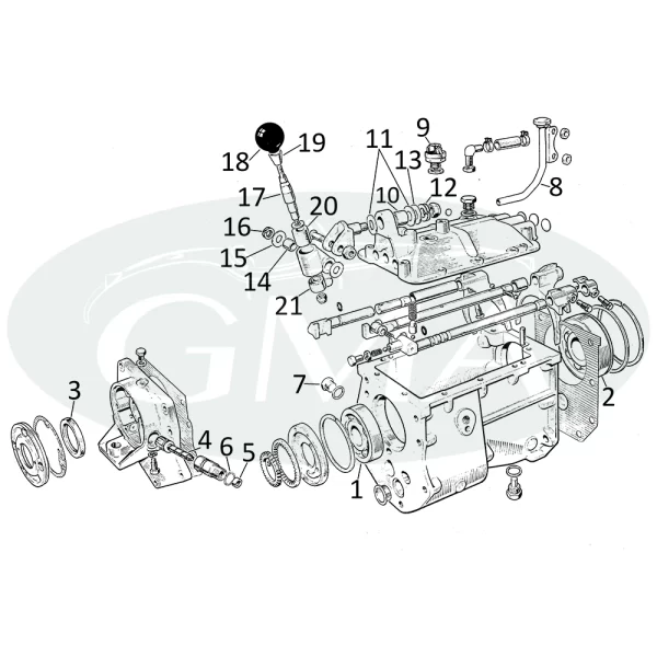 CUSCINETTO ANTERIORE CAMBIO E TYPE 4.2