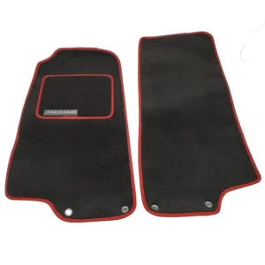 tappetini neri bordi rossi Jaguar XK8 e XKR silverstone 1996-2006